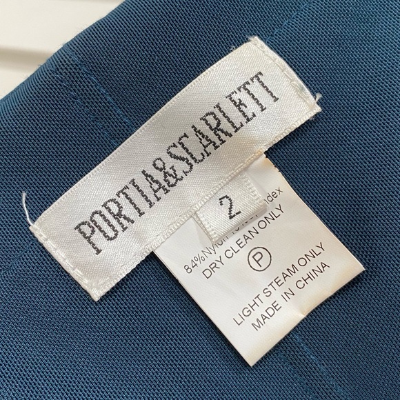 PS6321 Portia & Scarlett Teal Dress - Picture 11 of 13